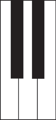 For repeated notes, move in and out in the depth dimension